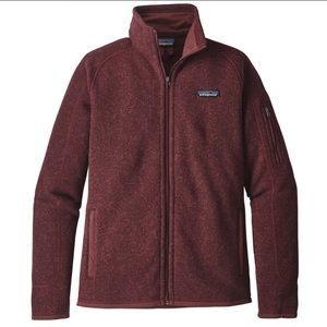 Patagonia Better Sweater Jacket in dark ruby